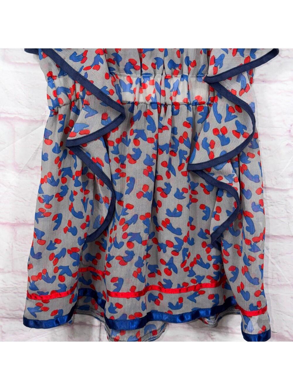 Viktor & Rolf Medium Women's Silk Ruffle Top - Picture 3 of 7